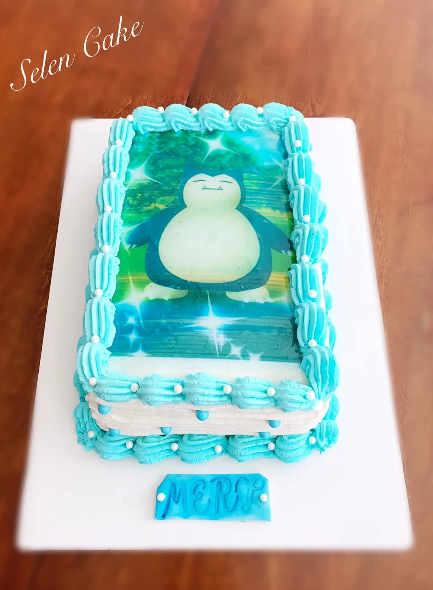 Pokemon Snorlax Cake