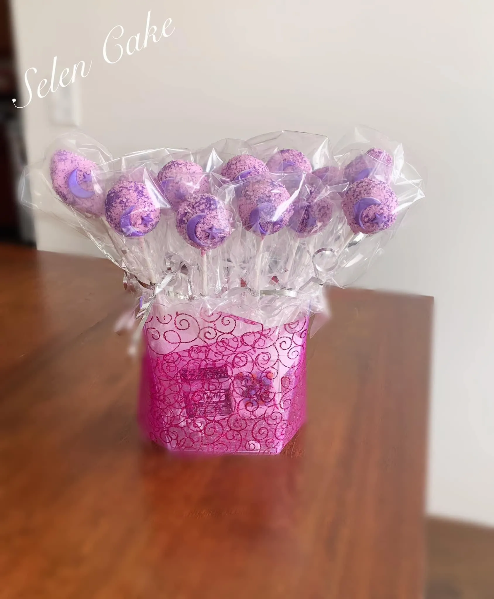 Violet Color Cake Pops