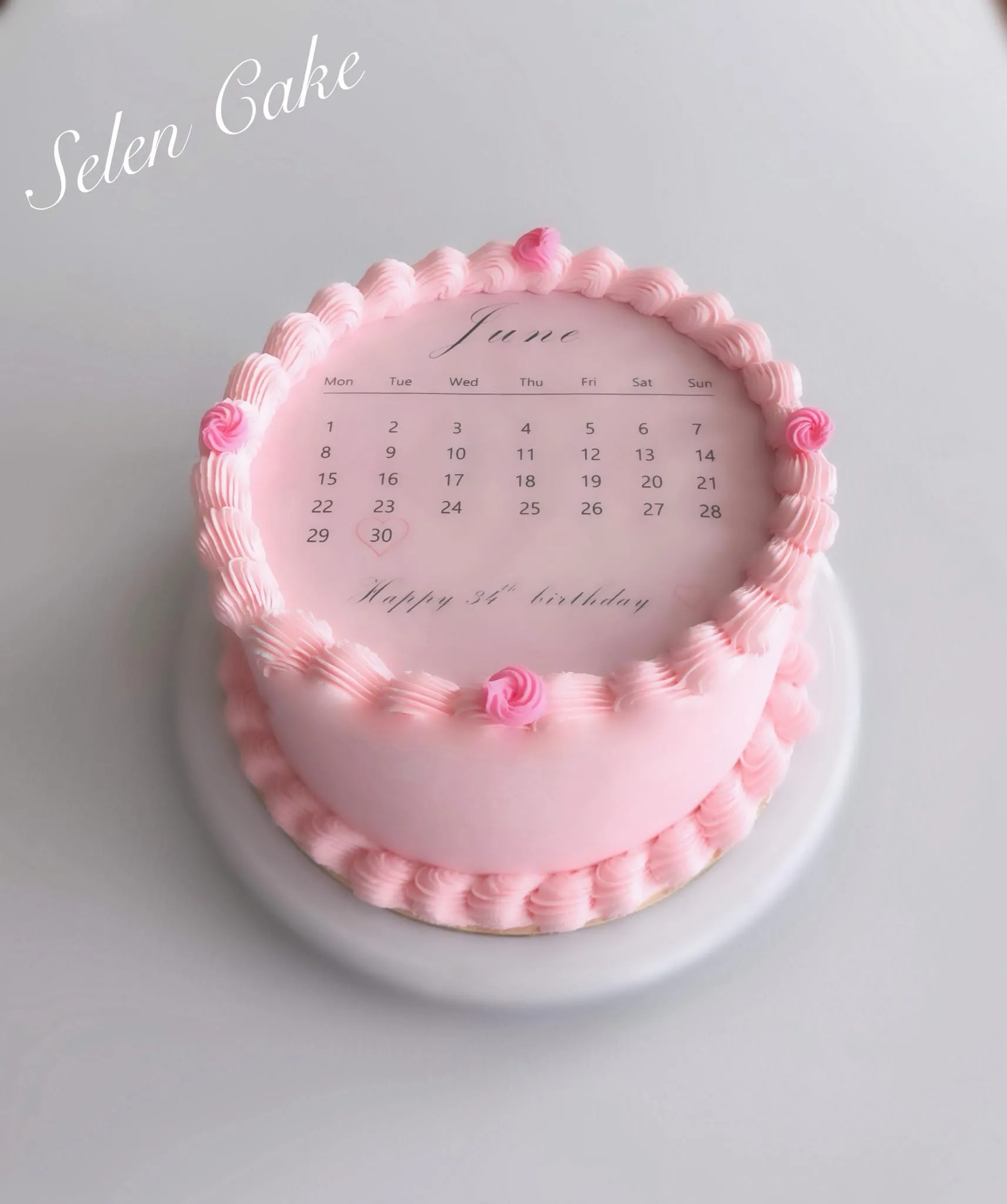 Calendar Cake
