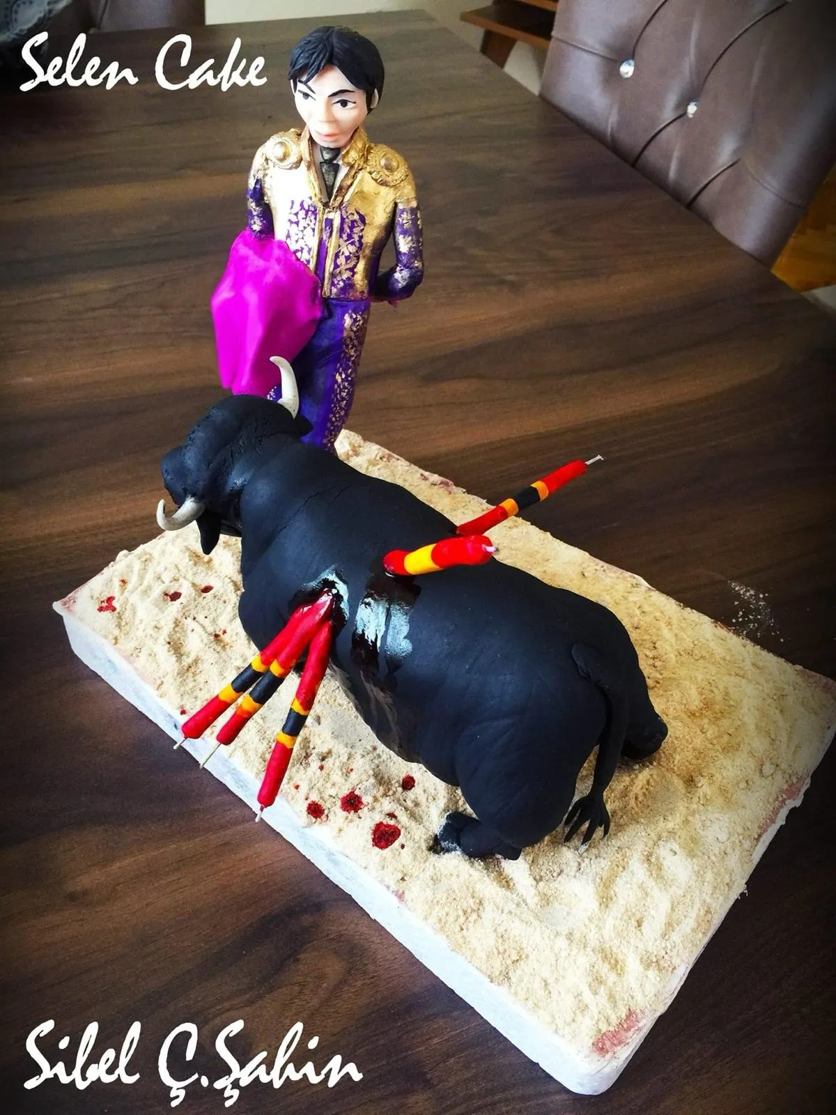 Bull Fighter Cake